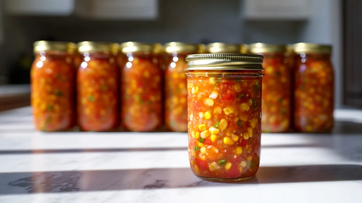 canning corn salsa