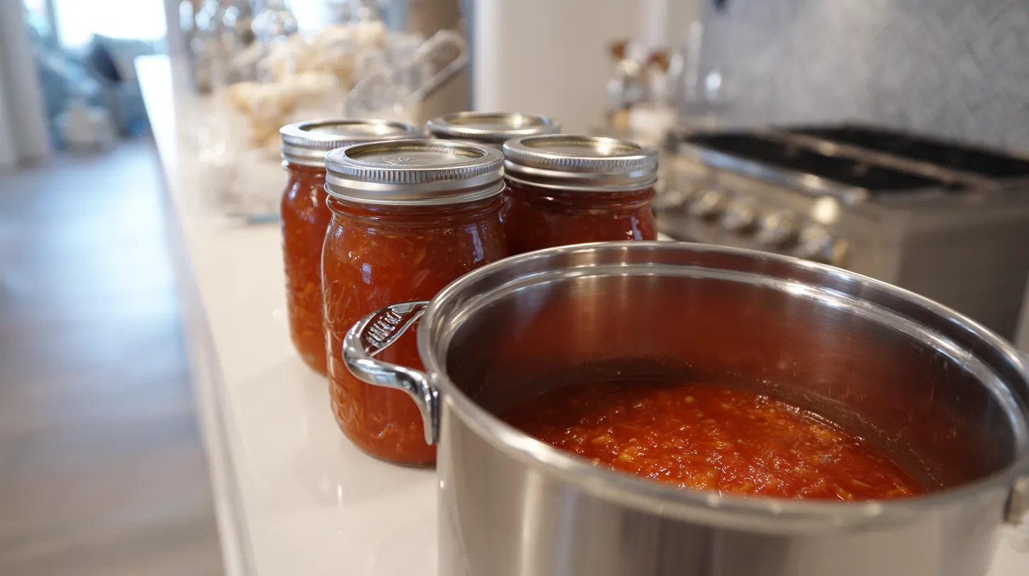 canning spaghetti sauce