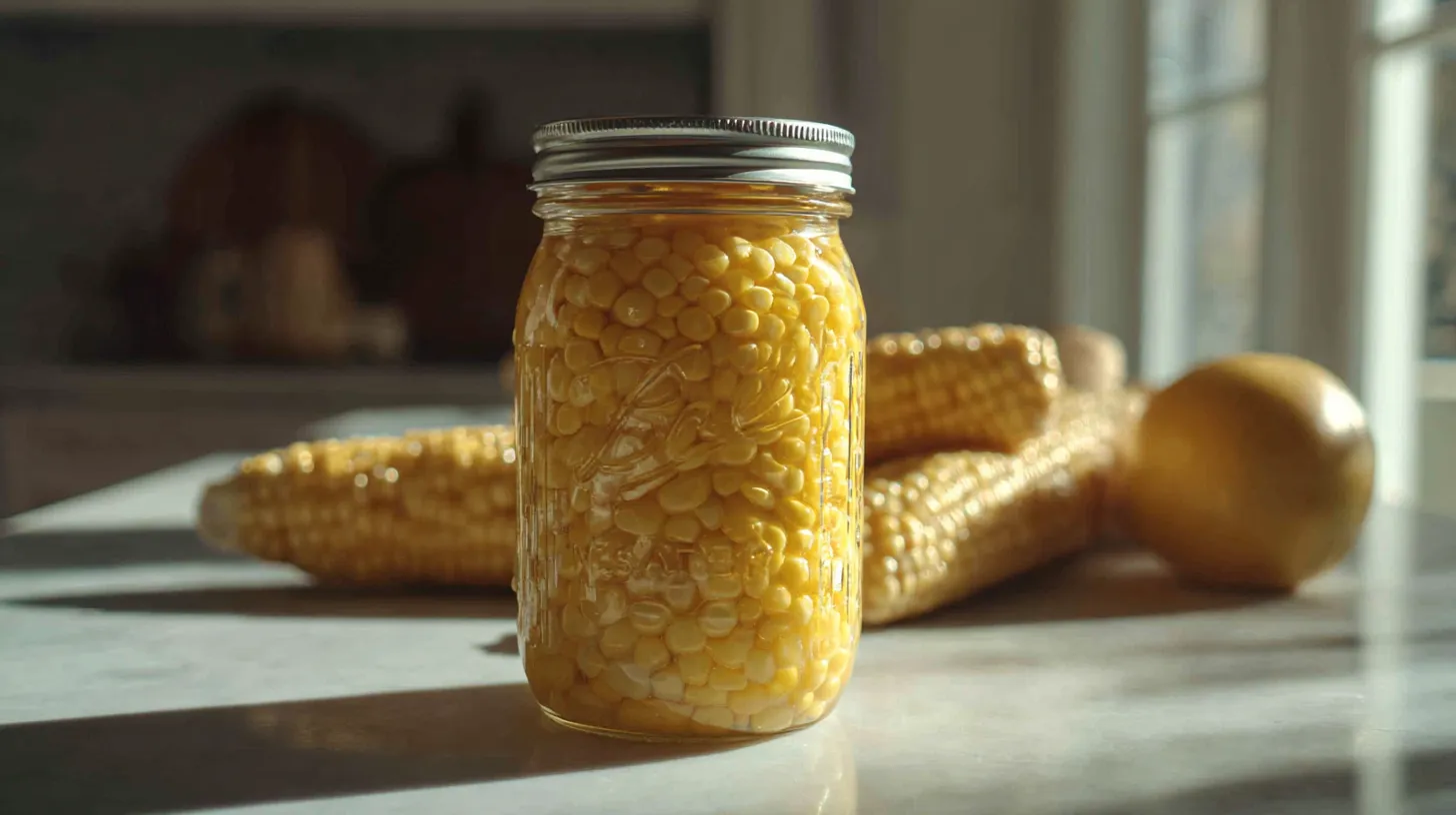 canning corn