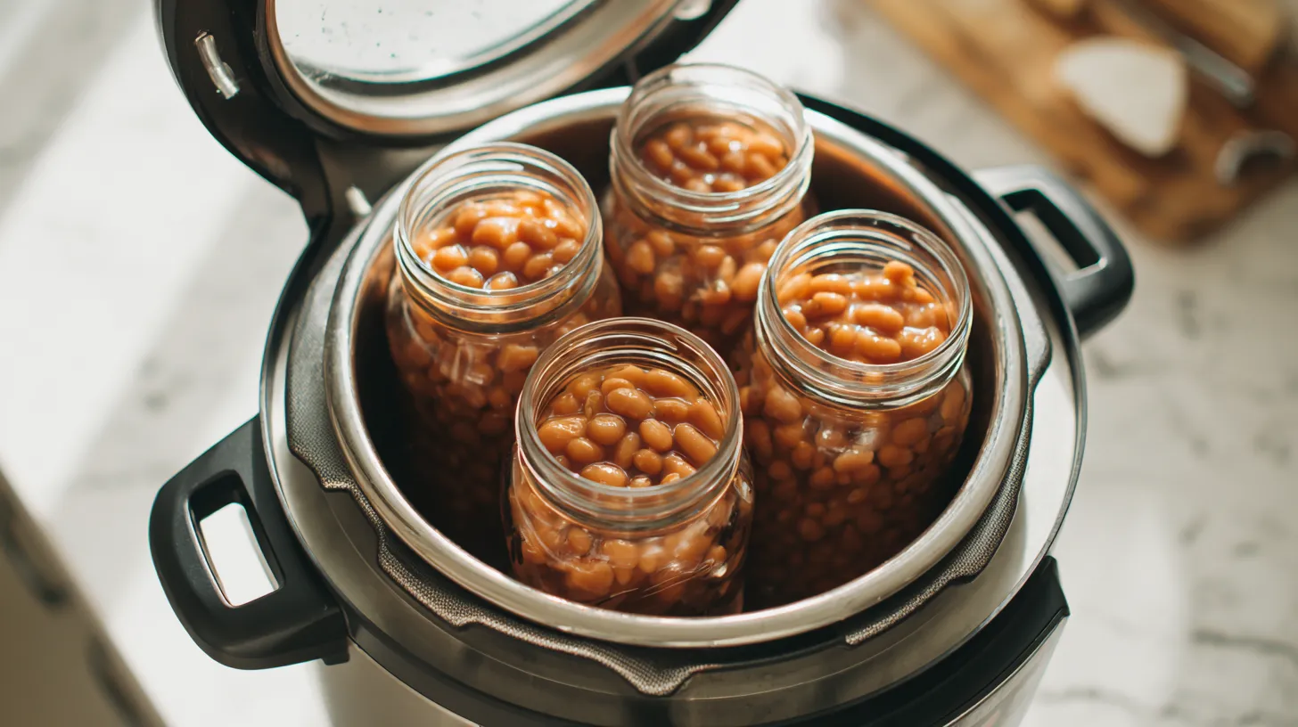 canning homemade baked beans
