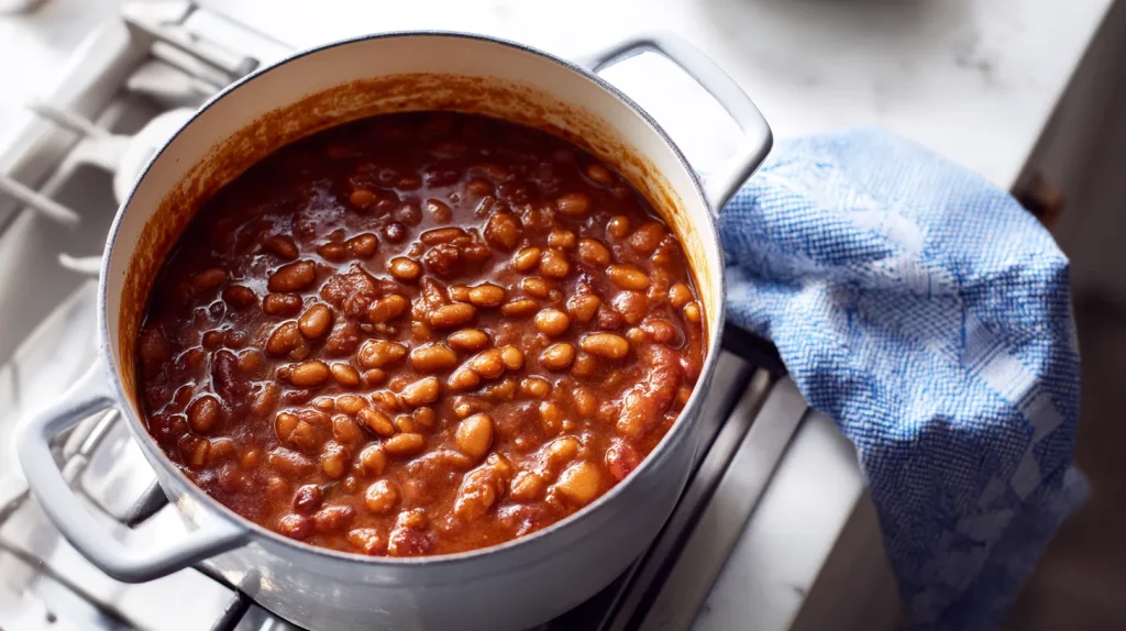 canning homemade baked beans