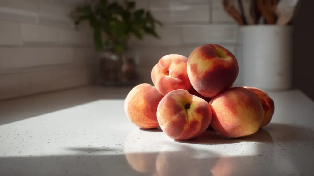 canning sliced peaches