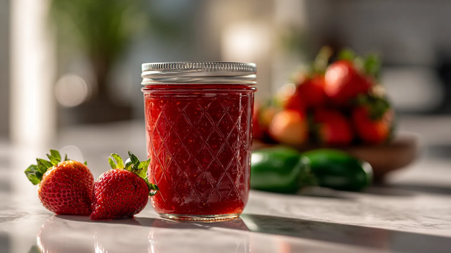 strawberry jalapeño jam canning